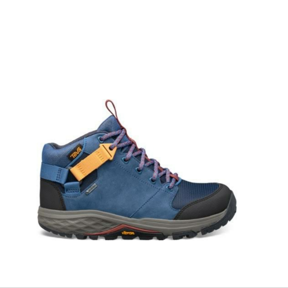 Teva Blue and Yellow Hiking Ankle Boots